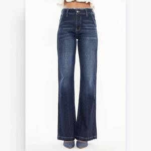 NEW EE:SOME in the meadow flare jeans in blue